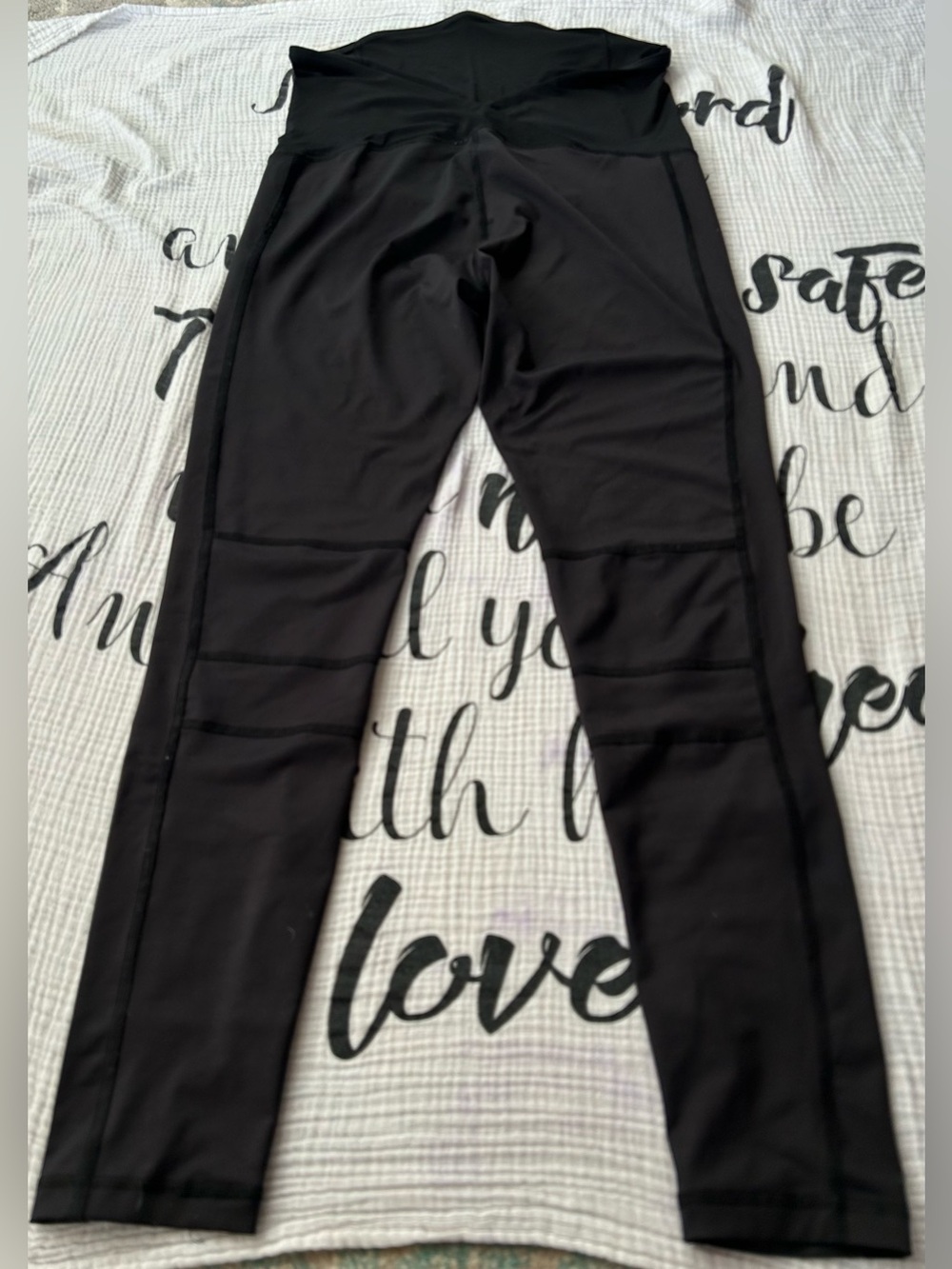 Isabel High-Waist Black Maternity Leggings Size M